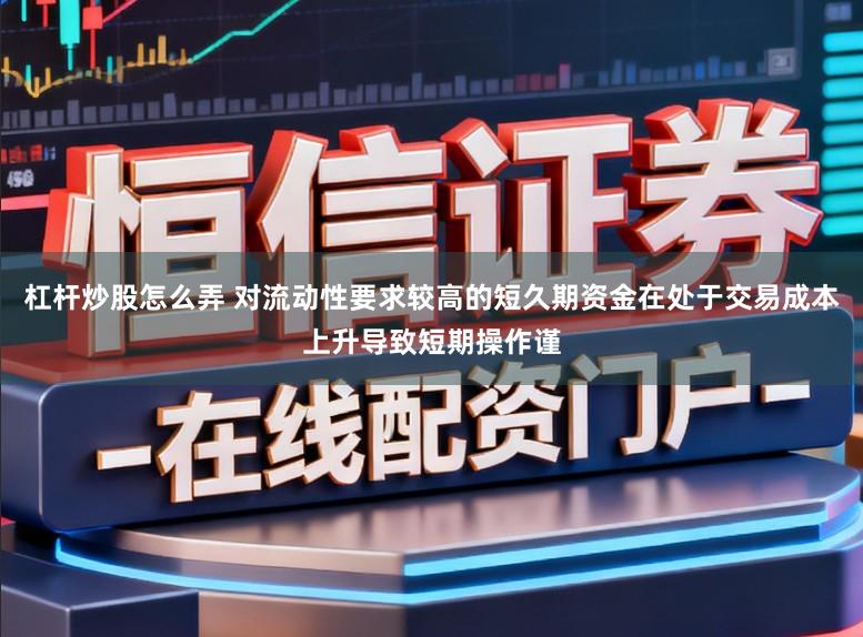 杠杆炒股怎么弄 对流动性要求较高的短久期资金在处于交易成本上升导致短期操作谨